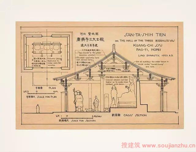 好消息! 梁思成的手绘《中国古建筑》,出版了……高清晰图