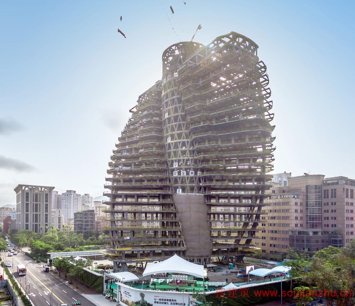 台湾·双螺旋结构大楼---vincent callebaut -搜建筑