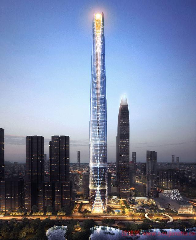 642米高"深圳塔"——bkl architecture